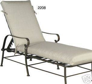 Sunbrella Custom Lounge Chaise cushion 4.5 STRIPE