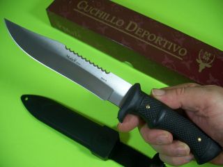   of SPAIN   11.25 Alce POLICE model SAW BACK Knife   MM COM 6 16 90015