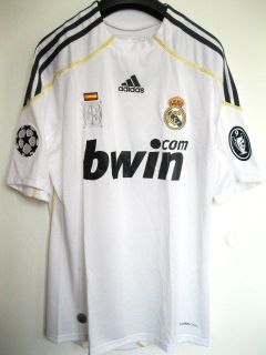   REAL MADRID HOME CHAMPIONS LEAGUE UCL FOOTBALL SOCCER JERSEY TRIKOT