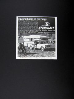 Starcraft Starlighter Truck Camper 1969 print Ad advertisement