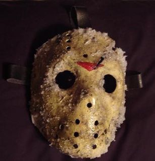 Jason Friday 13th X ICED CUSTOM Hockey MASK HALLOWEEN HORROR prop Evil 