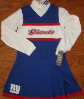 New York Giants Girls 8/16 Reebok Cheerleader Jumper Dress