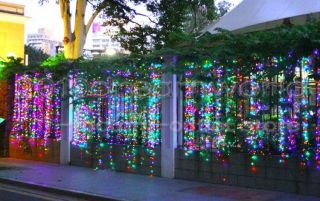   ,Led Curtain Lights Xmas,Waterproof Controller,Video Show,Mutilcolor