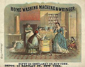 Home Washing Machine & Wringer vintage poster repro 30x24