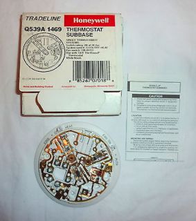 Honeywell Q539A1469 Round Subbase for T87F Thermostat WHITE NEW in Box 