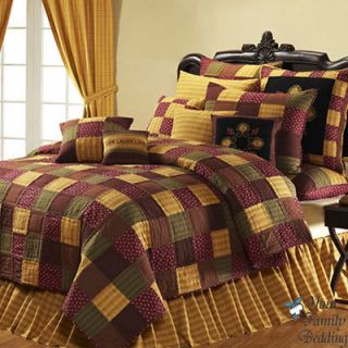   Gold Black Pineapple Patchwork Twin Queen King Quilt Bed Bedding Set
