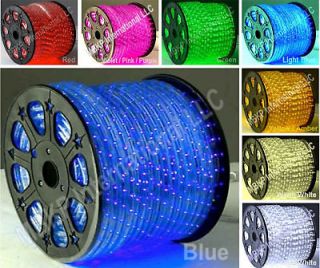 12V DC LED Rope Lights Home Boat Auto Lighting BLUE RED GREEN Cool 