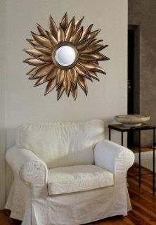 Sunburst Prentiss Decorative Round Wall Starburst Mirror   40W