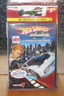 HOT WHEELS ACCELERACERS CAR & DVD THE SPEED OF SILENCE