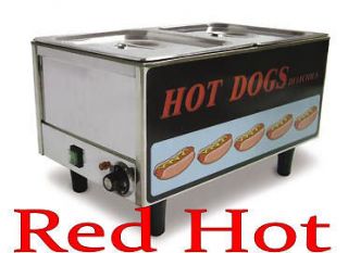 NEW FMA 50 DOGS HOT DOG STEAMER COOKER TS9999 17133