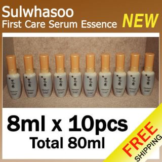 Sulwhasoo First Care Serum Essence 8ml x 10pcs80ml NEW Amore Pacific