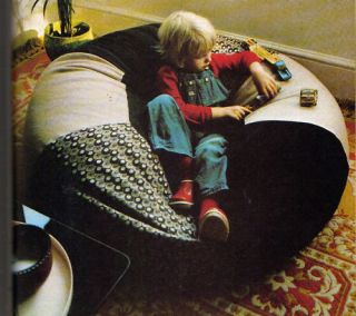 Vintage SEWING PATTERN Bean Bag Chair/Floor Cushion Sewing Pattern