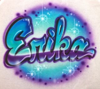 Custom Airbrushed shirt   Personalized w/YOUR Name
