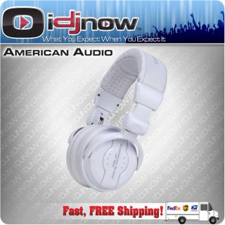 AMERICAN AUDIO HP 550 SNOW White DJ Equipment iPod/iPad/iPho​ne 