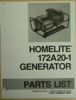 homelite generator in Home & Garden