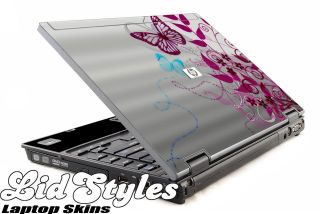 LidStyles PINK BUTTERFLY Laptop Skin Decal fits HP Compaq 2510p 2510 
