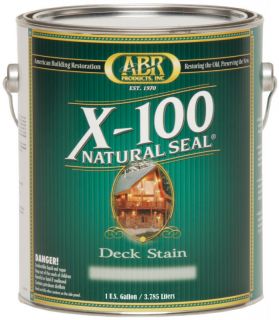 ABR X 100 Natural Seal DECK STAIN   1 Gallon