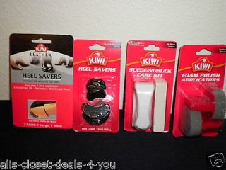 Kiwi Suede/Nubuck Shoe Cleaning care kit, Foam Polish Applicators 