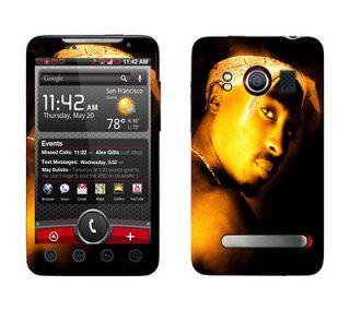 Tupac Vinyl Adhesive Decal Skin for HTC EVO 4G