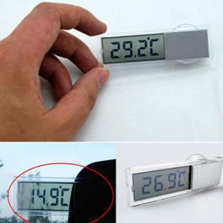   Display Auto Car Indoor Inside Home Household Thermometer Sucker bkd