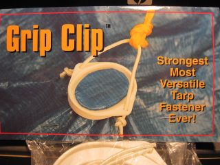   TWO PER PACK SUPER TOUGH TARP FASTENER GRIP CLIPS SHELTER SYSTEMS