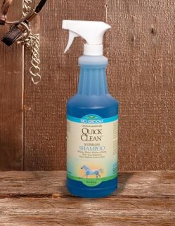 Bio Groom QUICK CLEAN Waterless Shampoo for Horses 32 oz