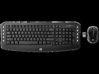 HP Wireless 2.4 Ghz Classic Desktop Keyboard & Mouse Combo Back to 