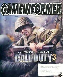 Game Informer #165 Call Of Duty 3/2006 Top 50 Games/Devil May Cry 4 