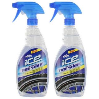 Turtle Wax Ice Synthetic Tire Shine, 22 Fl. Oz. Spray Bottle, 2/Pack