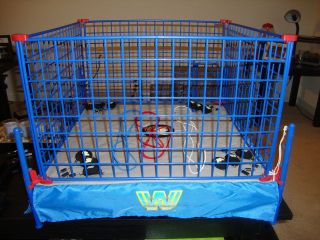 WWE Jakks Accessory Official Real Scale Ring & Cage for Wrestling 