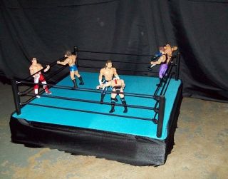 CUSTOM E SCALE WRESTLING RING #1 EXTREME THEME ~USA Hand Crafted~ 1 