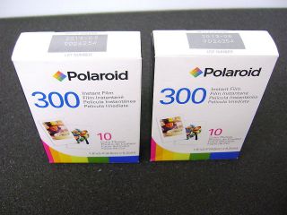 Polaroid 2 PACK OF INSTANT FILM PIF300 (20 COLOR SHOTS) NEW 2013