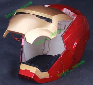 K42C Painted IRON MAN 11 Light/Opened/W​earable Rusin Helmet
