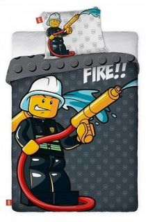 LEGO DUVET COVER SET CITY POLICE 56 X 78 INCHES 100% cotton