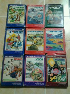 Lot of Intellivision games for sale