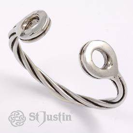 Celtic Twine Torc Bracelet TB107   St Justin