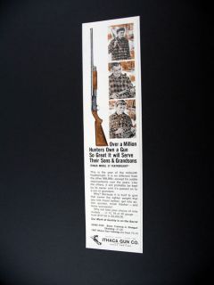 Ithaca Gun Model 37 Featherlight Shotgun 1967 print Ad