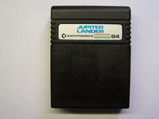 JUPITER LANDER Cartridge Commodore 64 C64 C128 Tested Working