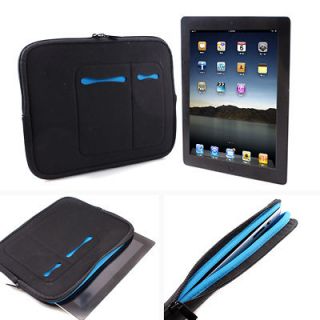 Black 10 Inches Soft Sleeve Case Bag for the New ipad 3 Tablet Samsung 