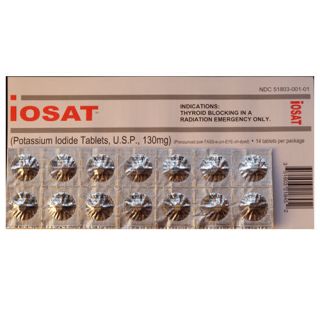 iOSAT Potassium Iodide Tablets, 130 mg (14 Tablets)