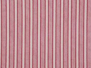 Provence Pink White Stripe Drapery Upholstery Fabric 1 Yd