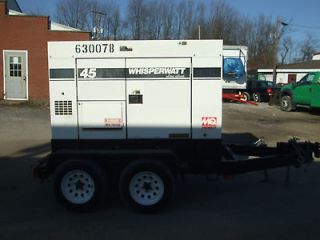 2005 MULTIQUIP WHISPERWATT ULTRA SILENT DCA45SUS1 TOWABLE GENERATOR