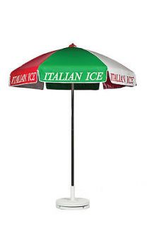 Frankford Cart Umbrella   **Italian Ice** Printed Logo