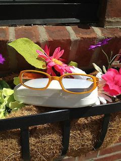 Joan Rivers Reader Yellow/Orange Conversion Glasses   1.5 or 2.0 