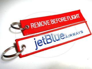 2pc Remove Before Flight JetBlue Cabin Crew stewardesses air hosts 