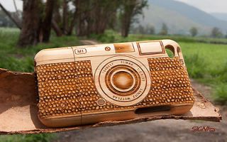 100% Bamboo WOOD Case for iPod Touch 4 (M1 Camera) Christmas Sales