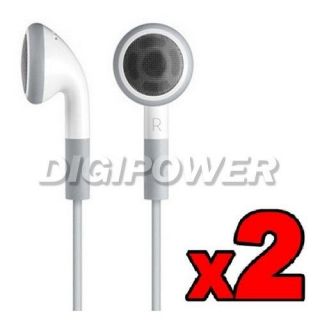   HEADPHONES HEADSET FOR APPLE IPOD TOUCH NANO SHUFFLE  PLAYERS