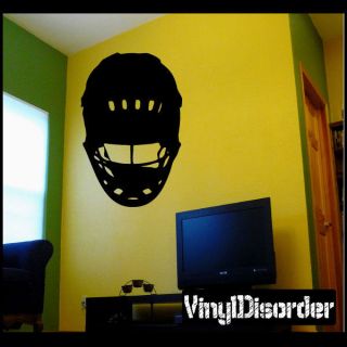 Hockey AL 001 Helmet Sports Vinyl Decal Car or Wall Sticker Mural