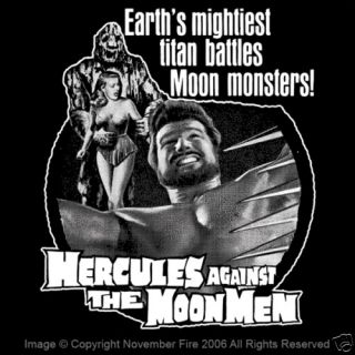 Hercules Against the Moon men Shirt Sword and Sandal