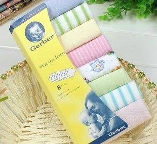   States Gerber baby strengthened towel small jacquard towel breastfeed